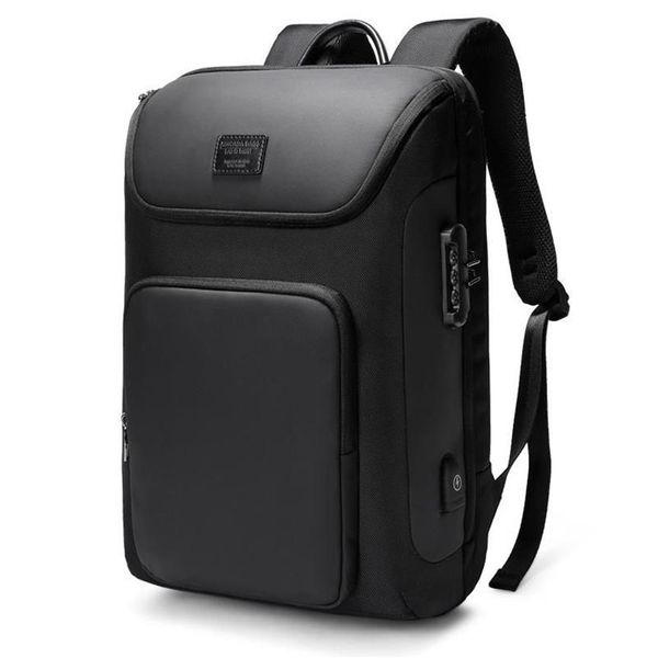 Sac à dos antivol multifonctionnel pour hommes, sac de voyage USB pour ordinateur portable 17 pouces, sac d'école pour Male237T