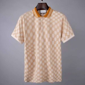Mannen Mode Polo Shirts Zwarte Lente Luxe Italië Mens T-shirt Designer Polo Shirts High Street Embroidery Drukt Kleding Shir