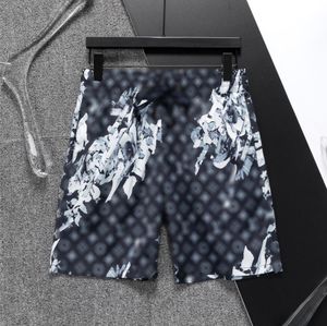 Men Fashion met zakken Casual Basis Letter Afdruk Korte broek Vintage hoge taille stranden Zwemkleding Mannelijke broek broek