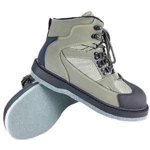 Chaussures de pêche pour hommes pataugeant des bottes de pêche en caoutchouc ou semelle de chasse à la chasse en amont de la rivière Reef Rock Chaussures bottes haut de gamme 240402