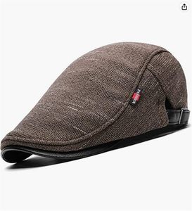 Hommes plat gavroche Ivy chapeau béret casquette conduite bec de canard chasse Gatsby chapeau pour l'homme