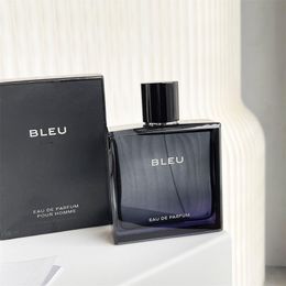 Bleu Parfum 100 ml Eau De Parfum Toilette Cologne pour Hommes Longue Durée Odeur Marque Homme Pour Homme Parfum Vaporisateur Navire Libre
