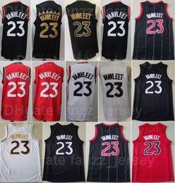 Hommes Fred VanVleet Basketball Jersey 23 Noir Rouge Blanc Couleur de l'équipe pour les fans de sport Broderie respirante et couture Chemise en pur coton Bonne qualité en vente