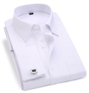 Men de poignard français Shirt 2020 New Men039 Stranges Shirts Long Manche de marque mâle décontractée Shirts Slim Fit French Cuff Dress Shirt6599314