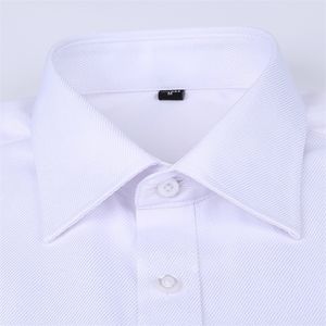 Mannen Franse manchetknopen shirt nieuwe herenstrepen shirt met lange mouwen casual mannelijk merk shirts slanke fit Franse manchet shirts 201124