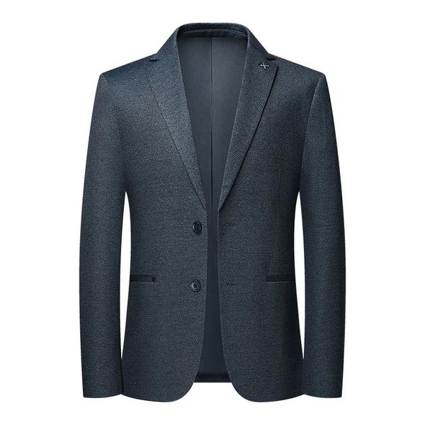 Men Gentleman Business Work Fashion Wedding Widing Color Blazer Handsome British Casual Coréen Version de The Trend Suit 240507