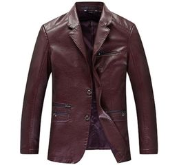 Men Genuine Leather Coats Arrival Spring 100 Sheep Skin Youth Leather suit Collar Coats Fashion Slim Fit Leather Jacket 2011273064605