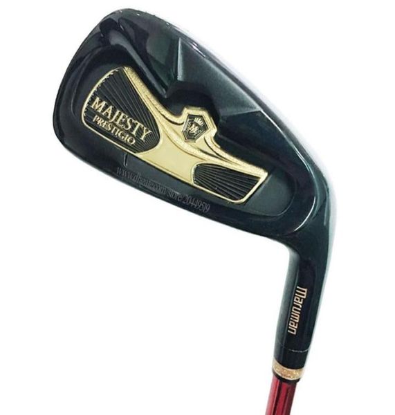 Men Clubes de golf Maruman Majestad Prestigio 9 Irons Set 59 10 P como Iron Club R o S Graphite Shaft3381809