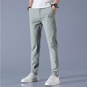 Hommes de golf pantalons automne-épaisseur moyenne épaississeur épaissiste houstante pantalon lâche homme sports décontractés 240401