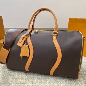 Bolsos de diseñador de bolsos para hombre Totes cruzados de lujo Keepall 45 cm Monedero de hombro Bolso de viaje con impresión de moda Bolsos de lona de gran capacidad