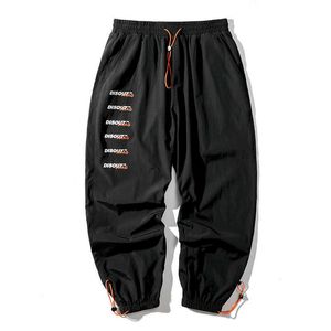 Heren Harem Broek Streetwear Letters Gedrukt Joggers 2020 Herfst Mannen Hip Hop Harajuku Trekkoord Broeken X0723