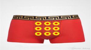 Men Health Care Energy Underwear Red Black sexy bokser Rusland Brave Strong Youth New Fashion Trend Modal Patchwork POLKA DOT MOSAIC4182381