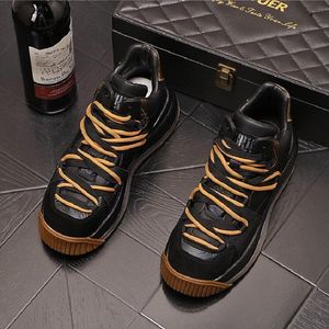 Men High Tops Shoes White Black Green Dikke Bottom Lace Up Platform Casual schoenen Outdoor Loafers Sport Walking Sneakers D2H0