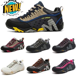 Hommes chaussures de randonnée en plein air Trail Trekking montagne baskets antidérapant maille respirant escalade athlétique hommes formateurs chaussure de sport 39-45 GAI