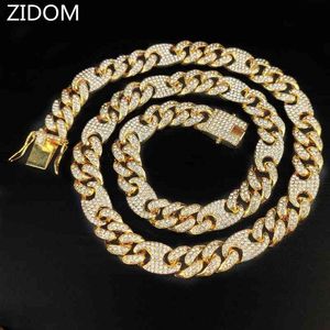 Mannen Hip Hop Ketting Mannelijke Koffieboon Vorm Cubaanse Ketting Iced Out Bling Necklaces Hiphop Sieraden Verjaardagsgeschenken