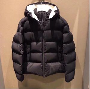 Manteau en duvet à capuche pour hommes imperméable épais doux Parkas chauds noir et blanc à l'intérieur taille 12345