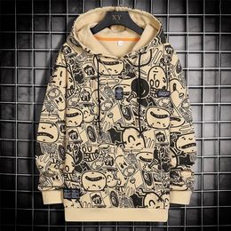 Mannen hoodie anime s mode kleding streetwear harajuku japan stijl sweatshirts lange mouwen shirts kleding 220325