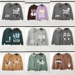 Mannen hoodie heren designer hoodies Broken Planet Hoodys dameskleding trui O-hals Letter bedrukt groene overjas streetwear trui Broken Planet hoodie