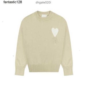 Sweat à capuche homme Paris Designer Pulls Homme Amis De Coeur Love Jacquard Crew Neck Sweater Fashion Brand Streetwear