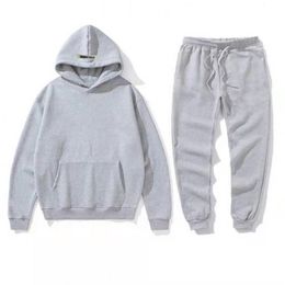 Sweat à capuche pour hommes Survêtement Casual Lettre Motif Sweatsuit Hommes et femmes Costumes Tenues classiques Mode Deux pièces Pantalon Printemps Ja233V