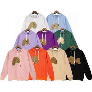 Mannen Hoodie vrouw Palm Sweatshirts Hoodies ontwerper Hooded Pullover Top lente Streetwear voor mannen Vrouwen man mode beer Print kith sport ster hoodie wit Engelen 1 1