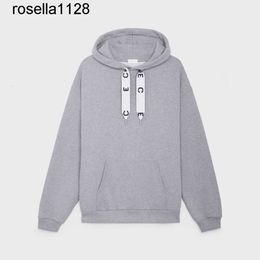 Hombres sudaderas con capucha CE Sudaderas Jersey Diseñador Manga larga Celins Carta Marca de moda Suéter de lana Pareja Invierno Otoño Casual para hombre para mujer Sudadera con capucha