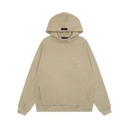 Sweat à capuche à capuche pour hommes NOUVEAUX SILICONE SIlicone en trois dimensions Haute Fashion Femmes Sweats Sweats Spring Khaki Khaki Khaki Hoodie pour hommes