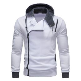 Sweat à capuche pour hommes, sweat-shirt décontracté avec fermeture éclair, veste à manches longues, polaire complète, athlétique, respirant, pull masculin, 240127
