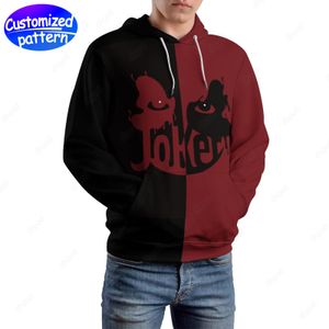 Designer Heren Hoodies Sweatshirts zwart rood hiphop rock Caps met op maat gemaakt patroon preppy casual Athleisure sport outdoor groothandel hoodie Herenkleding groot formaat s-5xl