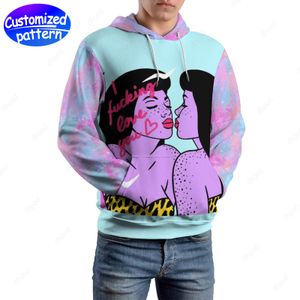 designer heren hoodies sweatshirts liefhebbers school hiphop rock petten met op maat patroon casual athleisure sport outdoor groothandel hoodie herenkleding groot formaat s-5xl