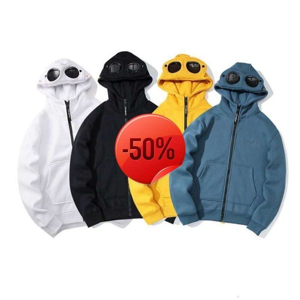 Hommes Hop 30% de réduction ~ Streetwear lentille ronde hanche sweat pull pur coton à capuche polaire Harajuku surdimensionné sweat à capuche