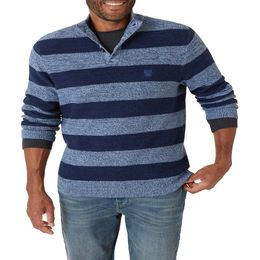 Suéter con cuello alto y botones torcidos de algodón para hombre, tallas XS hasta 4XB
