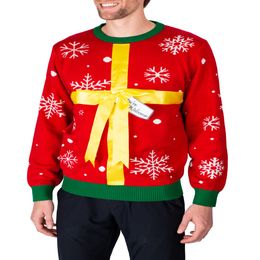 Men is Ugly Sweater Winter Holidays Ugly Christmas Sweater Holiday Party Men s Knit Pullover Pull with Lights Holiday Present Small