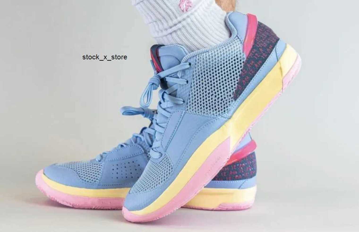 Men Ja 1 Basketball Shoes day one cobalt bliss Morant Sports Scratch Mismatch Phantom Shoe Size 7-12 HGTB