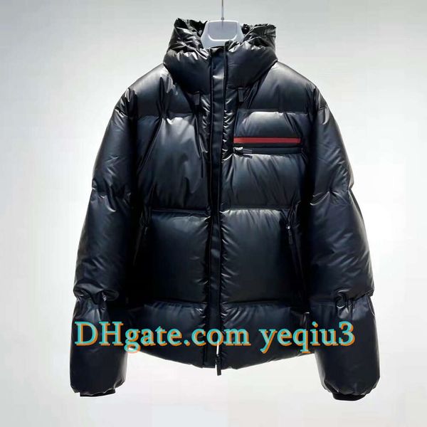 Veste homme veste bouffante noire homme manteau doudoune veste de mode style dames vêtements d'extérieur chauds veste d'hiver hommes veste noire taille asiatique manteau streetwear P7