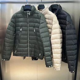 Men CHACKETS Último estilo Winter Down Jacket Invisible Tap Invisible Diseñadores de la chaqueta Parka Overcoat Casual espesada espesada espesa viento tibio Ropa de viento caliente