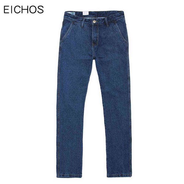 Hommes Jeans Classique Printemps Automne Coton Droite Denim Pantalon Mâle Salopette Designer Regular Fit Jeans Hommes Haute Qualité Pantalon G0104