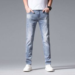 Calças de brim masculinas designer jeans moda feminina cor sólida bordado calças gráficas casuais soltas simples calças de perna pequena