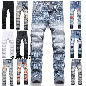 herenjeans Skinny jeans designer jeans hommes jeans Gescheurde jeans adellijke jeans designer herenjeans