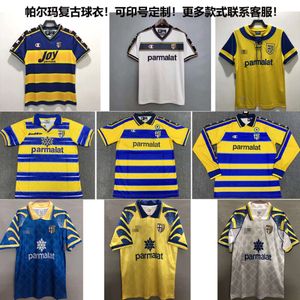 Men Jersey Season Hidetoshi Nakata Rome Parma Mutu Adriano Classic voetbalshirt