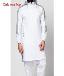 Men Jubba Thobe Vêtements arabe musulmans Abaya Dubai Kaftan Hiver Man Manches longues Coux de Saudi Arabie Sweater ethnic4302951