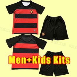 Hommes enfants 23 24 Sport Club do Recife maillots de football 2023 2024 chemises homme HERNANE MAIDANA THIAGO NEVES maillot de football camisa de Leao maison Rouge loin