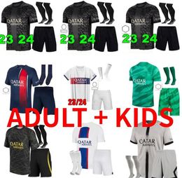 2023 2024 MBAPPE HAKIMI voetbalshirts UGARTE G.RAMOS SKRINIAR ASENSIO LEE KANG IN O.DEMBELE 22 23 24 maillot voet VERRATTI mannen kinderuniformen Maillots de voetbalshirt