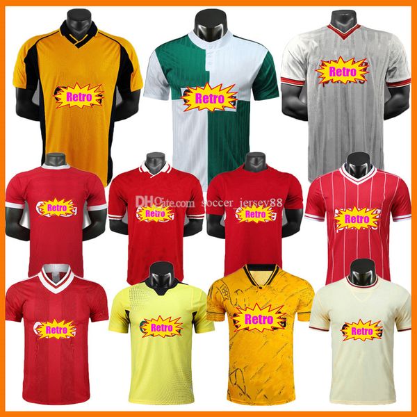 Version rétro maillots de football 00 01 04 05 81 84 85 86 89 93 94 96 95 97 98 Rush Torres Kuyt Fowler JOHN BARNES maillot de football classique kits vintage