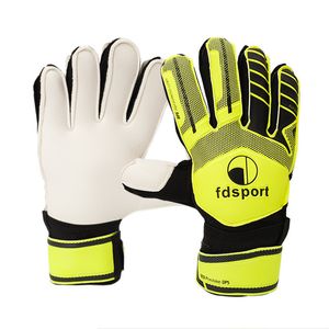 Hommes Enfants Gant de gardien de foot professionnel Gants 5 doigts Save Protection épaissie 3mm Latex Sports Football Gants de but anti-glissement