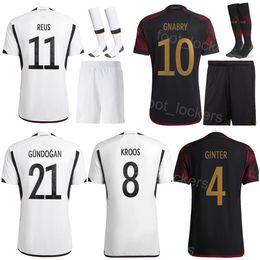 Heren Kindervoetbal 25 Thomas Muller Jerseys Nationaal Team WK 2022 10 Serge Gnabry 1 Manuel Neuer 20 GOSENS 8 Toni Kroos 18 Leon Goretzka Voetbalshirt Tenues DeGuo