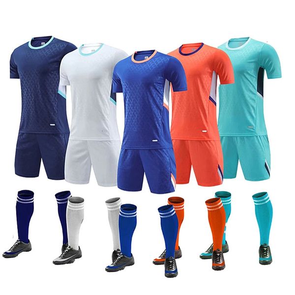 Men Kids Soccer Uniforms Kits Survetement Football Jerseys Juvend Futebol Sets Niños para niñas Traje deportivo de manga corta 2312227