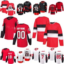 Heren Kinderen Dames Hockey 18 Tim Stutzle Jerseys 7 Brady Tkachuk 28 Claude Giroux 19 Drake Batherson 72 Thomas Chabot 57 Shane Pinto 85 Jake Sanderson Reverse Retro Stitch