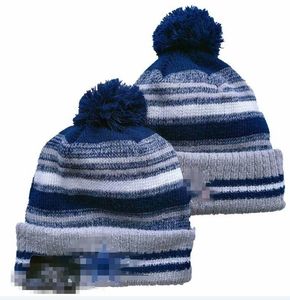 Hombres de punto con puños Pom Chicago Gorros DAL Bobble Sombreros Deporte Sombrero de punto Rayas Sideline Lana Cálido Béisbol Gorros Gorra para mujeres a10