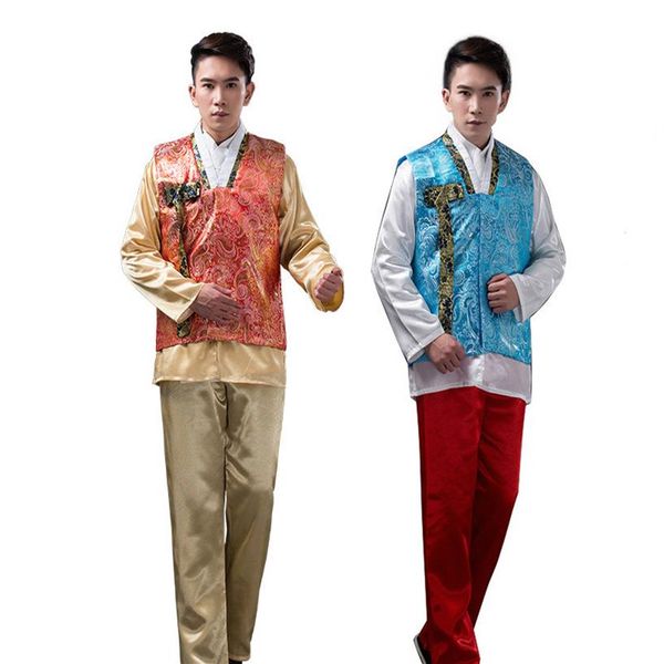 Hommes Coréen Traditionnel Hanbok Cour Ethnique Masculin Oriental Costume De Danse Hommes Corée Hanbok Vêtements Asiatique Ancien Clothes2873